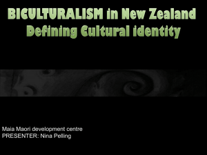 Biculturalism in NZ