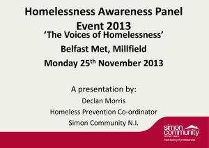 Presentation - council homeless ni