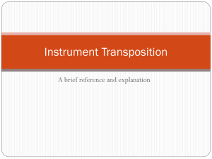 Instrument Transposition