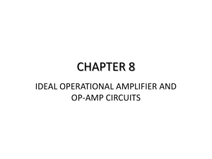 Lecture 19 - Operational Amplifier