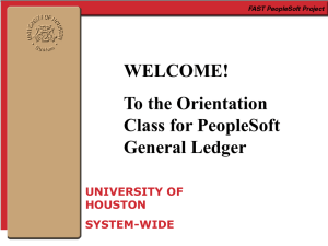 GL ORIENTATION - University of Houston