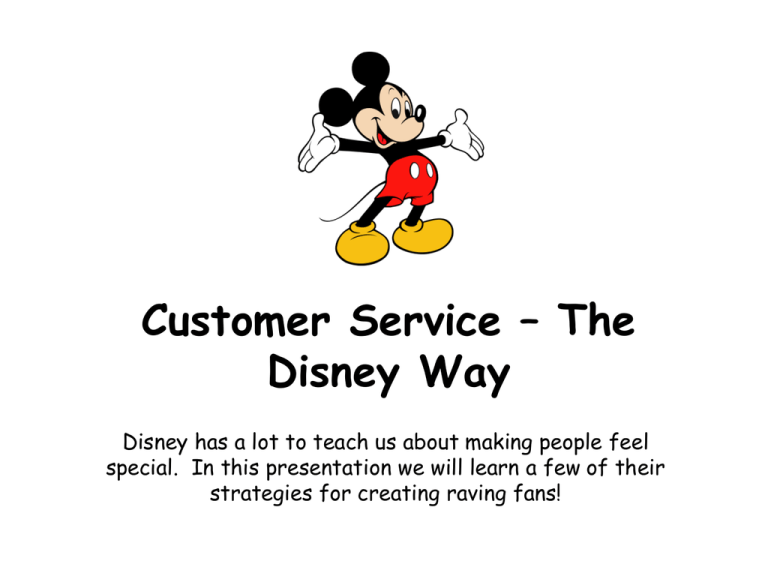 disney customer service case study