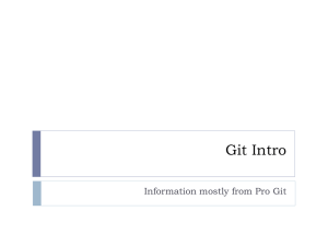 Git Intro