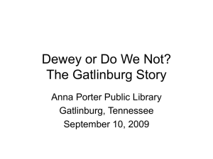 Dewey or Do We Not (PowerPoint)