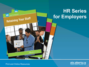 HR Series for Employers HR Series for Employers