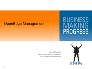 OpenEdge Management