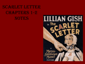 Scarlet Letter Chapters 1
