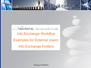 Info Exchange Folders