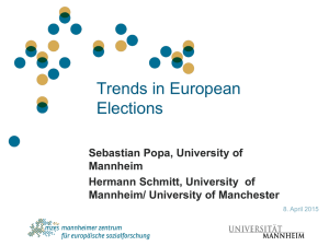Trends in European Elections