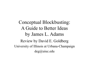 Conceptual blockbusting