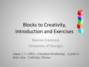 Blocks Activities - Trinity University