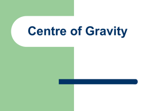 Centre of Gravity