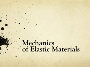 Mechanics of Elastic Materials Presentation