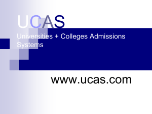 UCAS information 2014