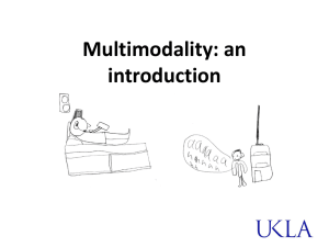 Multimodality: an introduction