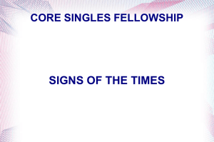 Rampaging Persecution - Core Singles Fellowship