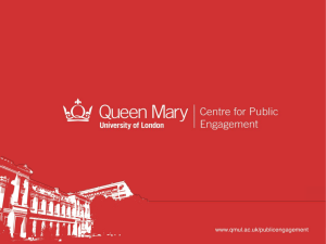 The Centre for Public Engagement