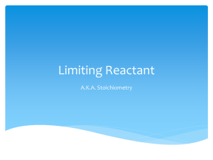 Limiting Reactant