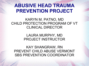 Doctor Presentation - Prevent Child Abuse Vermont