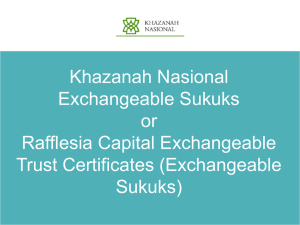 Exchangeable Sukuks
