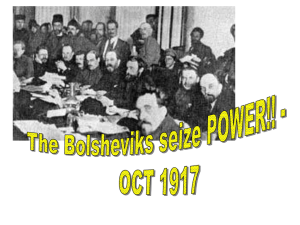 Rise in Bolshevik support