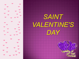 Saint Valentine`s Day