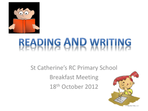 How do we teach Literacy at St Catherine`s