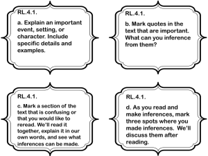 CCSS Reading Questions