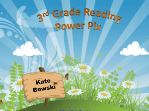 3rd Grade Reading Power Pix