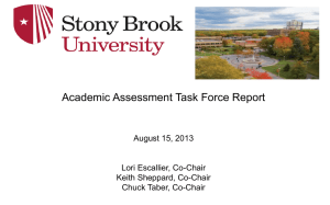 Powerpoint Academic Assessment TF Report