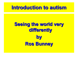 An Introduction to Autism for adult care staff