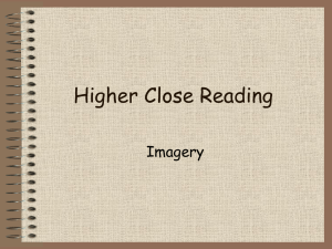 Close Reading Imagery