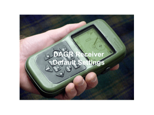 DAGR Default Settings Slideshow