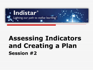 Assessing Indicators and Creating a Plan
