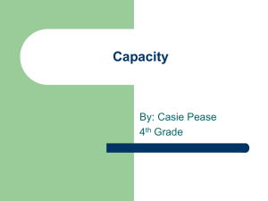 Capacity powerpoint