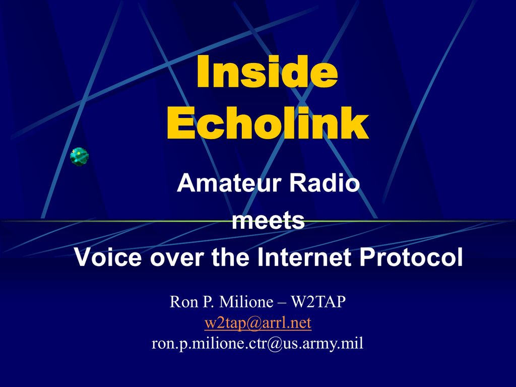 what is echolink ham radio