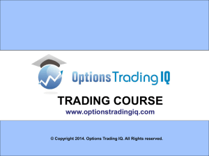 Session 1 Slides - Options trading