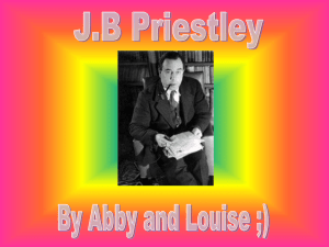 JB Priestley - Annan Academy English Department Blog