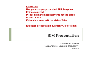 BCA PowerPoint Slide Template