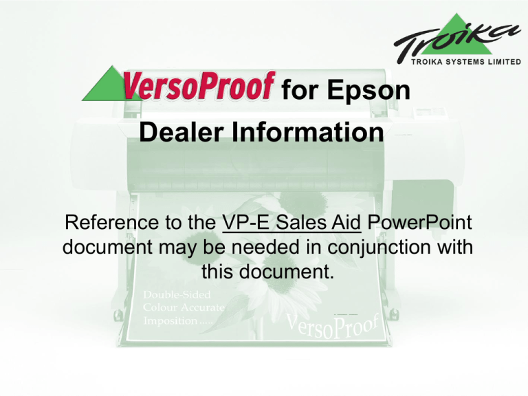 Epson Sales Email