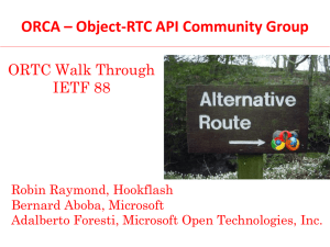 ORTC API - ORTC (Object RTC)