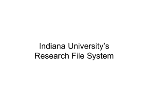 . - UITS Research Technologies