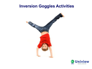 Inversion Goggles Activities PowerPoint