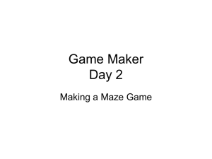 Game Maker Maze Day 2 - West Salem High School