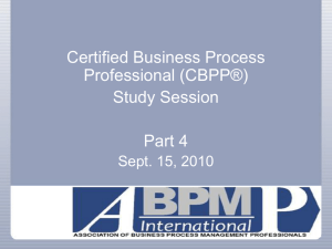 ABPMP Ed Comm Certification Program Sub
