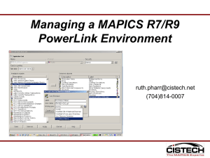 Managing R7 and R9 Environment with PowerLink 10-21