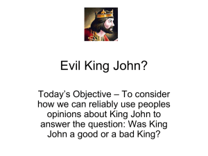 Evil King John Lesson - PowerPoint 3