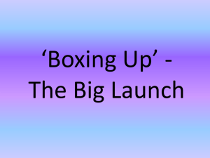 Boxing Up (A Mathematical Essay)