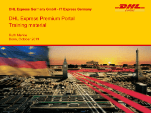 Power Point® Templates for Deutsche Post DHL