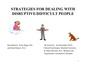 Strategies to Deal With Difficult People